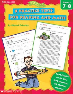 8 Practice Tests for Reading and Math: Grades 7-8 image number 0