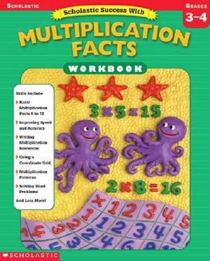 Scholastic Success With: Multiplication Facts Workbook: Grades 3-4 image number 0