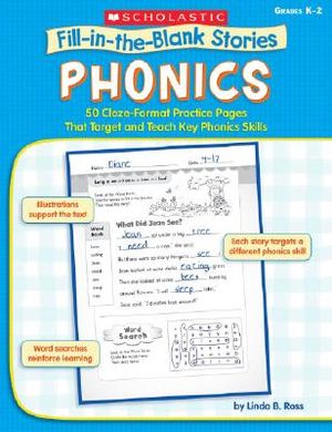 Fill-In-The-Blank Stories: Phonics: 50 Cloze-Format Practice Pages That Target and Teach Key Phonics Skills image number 0
