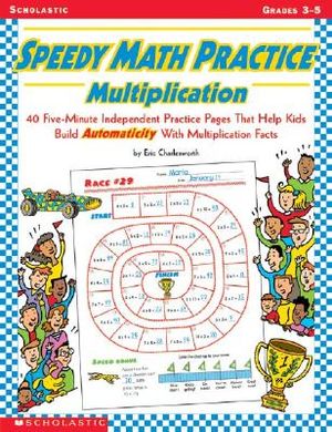 Speedy Math Practice Multiplication: 40 Five-Minute Independent Practice Pages That Help Kids Build Automaticity with Multiplication Facts image number 0