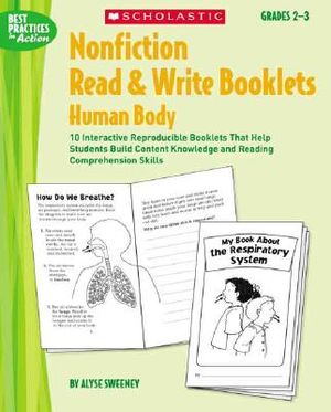 Nonfiction Read & Write Booklets: Human Body: Grades 2-3 image number 0
