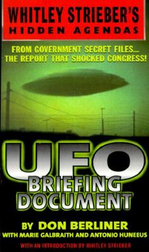 UFO Briefing Document: The Best Available Evidence image number 0