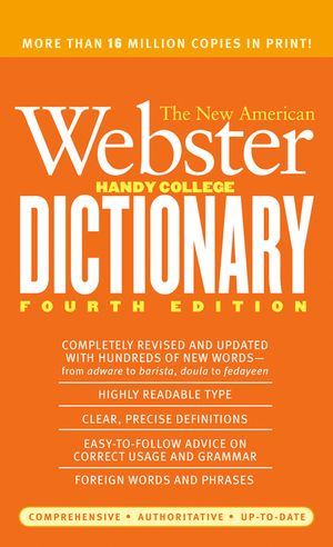 The New American Webster Handy College Dictionary: Fourth Edition image number 0