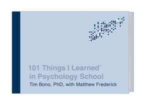 101 Things I Learned(r) in Psychology School image number 0