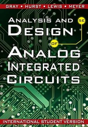 Analysis and Design of Analog Integrated Circuits image number 0