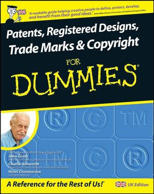 Patents, Registered Designs, Trade Marks and Copyright for Dummies image number 0