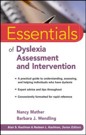 Essentials of Dyslexia Assessment and Intervention image number 0