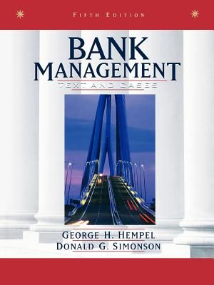 Bank Management: Text and Cases image number 0