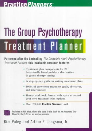 The Group Psychotherapy Planner [With Disk] image number 0