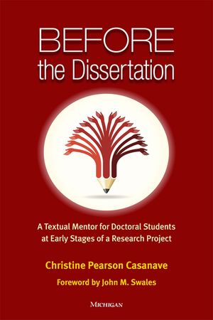 Before the Dissertation: A Textual Mentor for Doctoral Students at Early Stages of a Research Project image number 0