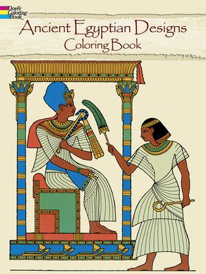 Ancient Egyptian Designs Coloring Book image number 0