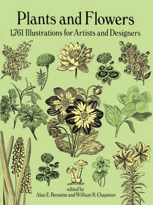 Plants and Flowers: 1761 Illustrations for Artists and Designers image number 0