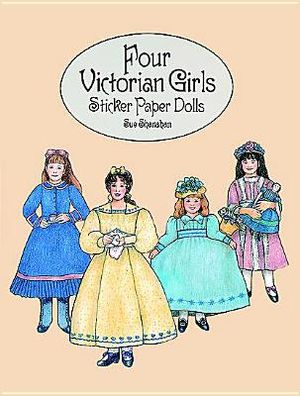 Four Victorian Girls Sticker Paper Dolls image number 0