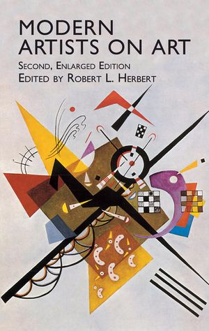 Modern Artists on Art: Second Enlarged Edition image number 0