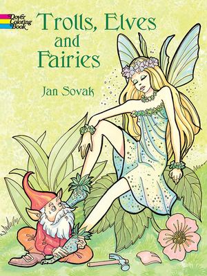 Trolls, Elves and Fairies Coloring Book image number 0
