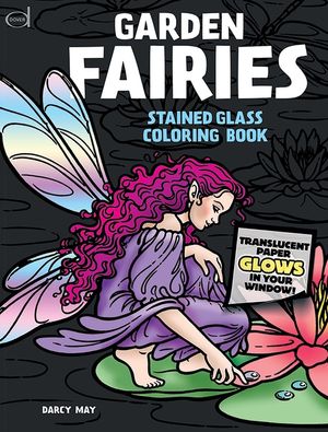 Garden Fairies Stained Glass Coloring Book image number 0