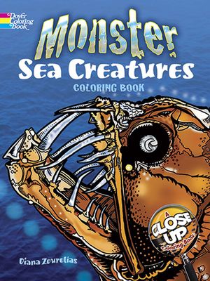 Monster Sea Creatures Coloring Book image number 0