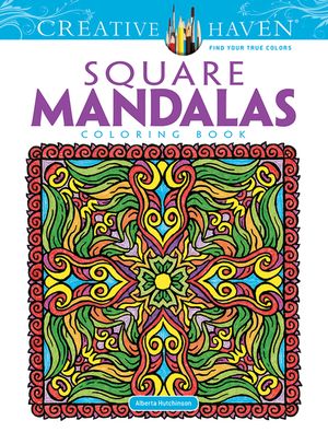 Creative Haven Square Mandalas Coloring Book image number 0
