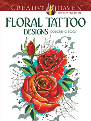 Floral Tattoo Designs Coloring Book image number 0