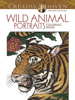 Creative Haven Wild Animal Portraits Coloring Book image number 0