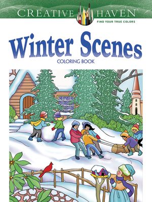 Creative Haven Winter Scenes Coloring Book image number 0