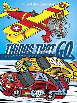 Things That Go Coloring Book: Cars, Trucks, Planes, Trains and More! image number 0