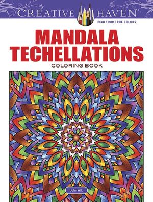Creative Haven Mandala Techellations Coloring Book image number 0