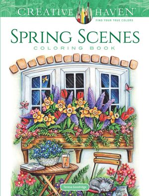 Creative Haven Spring Scenes Coloring Book image number 0