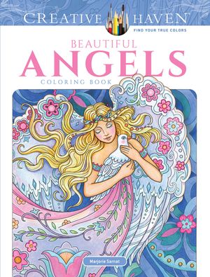 Creative Haven Beautiful Angels Coloring Book image number 0