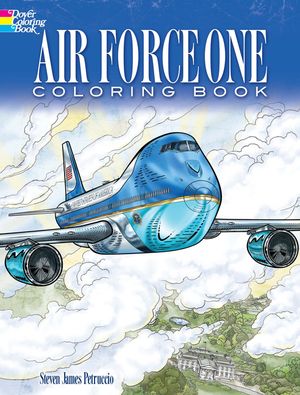 Air Force One Coloring Book: Color Realistic Illustrations of This Famous Airplane! image number 0