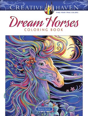 Creative Haven Dream Horses Coloring Book image number 0