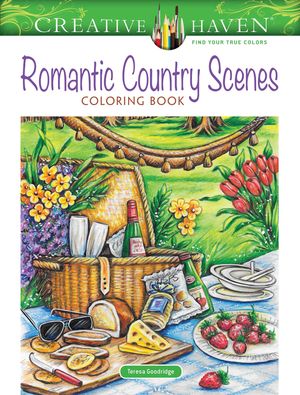 Creative Haven Romantic Country Scenes Coloring Book image number 0