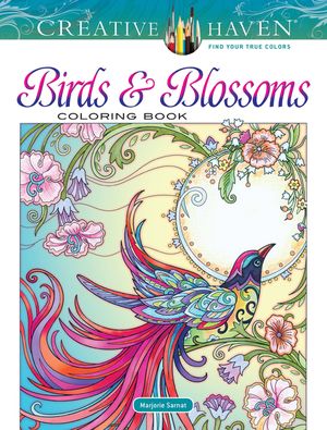 Creative Haven Birds and Blossoms Coloring Book image number 0