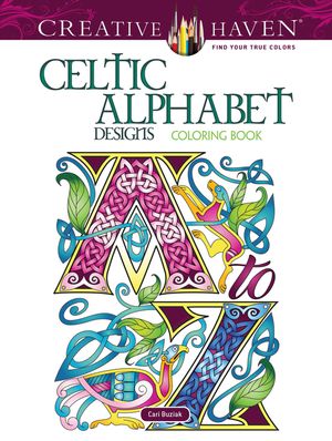 Creative Haven Celtic Alphabet Designs Coloring Book image number 0