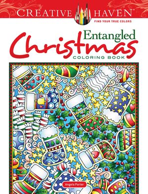 Creative Haven Entangled Christmas Coloring Book image number 0