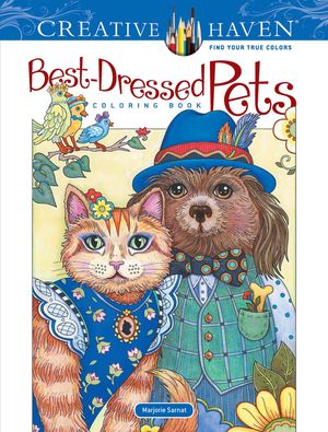 Creative Haven Best-Dressed Pets Coloring Book image number 0