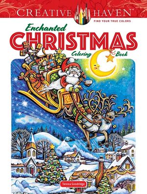 Creative Haven Enchanted Christmas Coloring Book image number 0