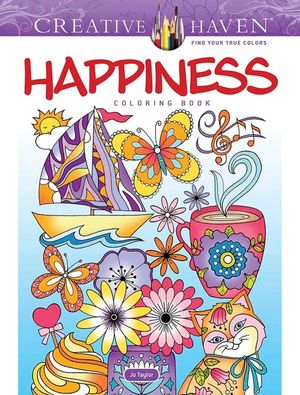 Creative Haven Happiness Coloring Book image number 0