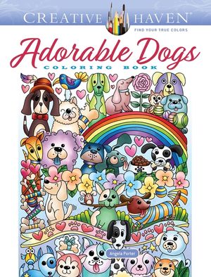 Creative Haven Adorable Dogs Coloring Book image number 0
