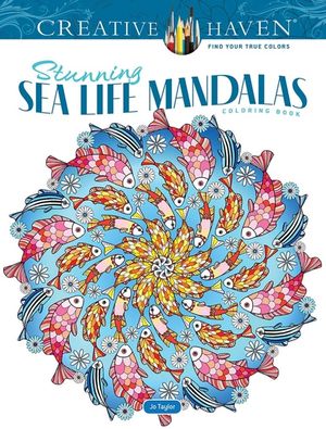 Creative Haven Stunning Sea Life Mandalas Coloring Book image number 0