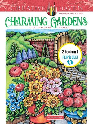 Creative Haven Charming Gardens Coloring Book image number 0