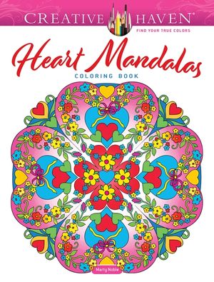 Creative Haven Heart Mandalas Coloring Book image number 0