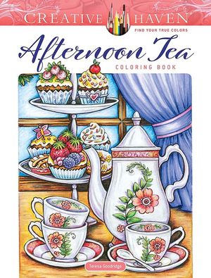 Creative Haven Afternoon Tea Coloring Book image number 0