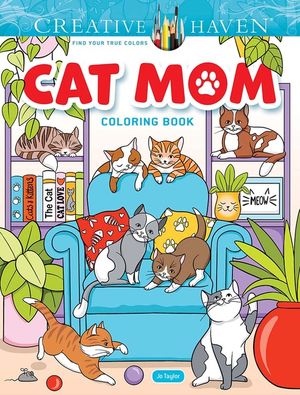 Creative Haven Cat Mom Coloring Book image number 0