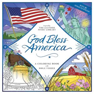 God Bless America: A Coloring Book with Bible Verses image number 0