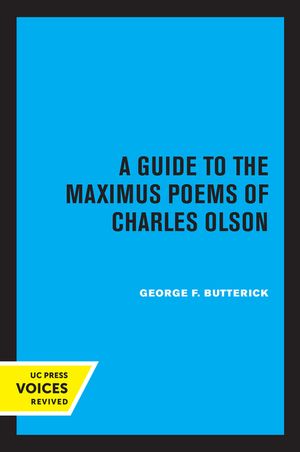 A Guide to the Maximus Poems of Charles Olson image number 0