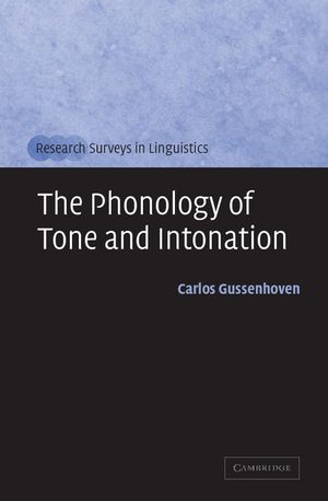 The Phonology of Tone and Intonation image number 0