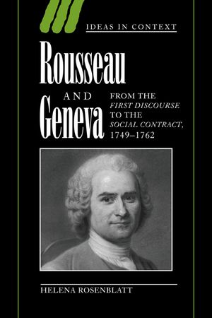 Rousseau and Geneva: From the First Discourse to the Social Contract, 1749-1762 image number 0