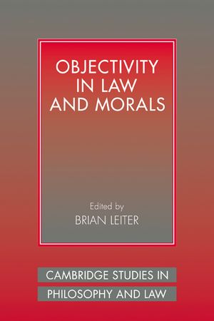 Objectivity in Law and Morals image number 0