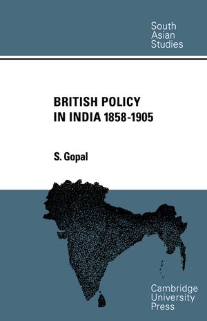 British Policy in India 1858-1905 image number 0